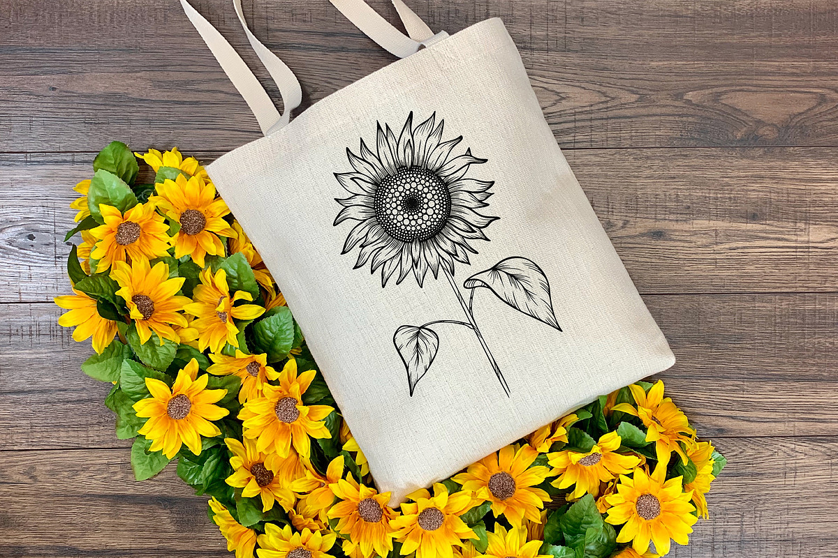 Sunflowers set SVG, an Object Graphic by mArtstore (Photo 3 of 6)