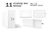 Sliding box mockup - Editable vector, a Product Mockup by MariiaVD (Thumbnail 1 of 2)