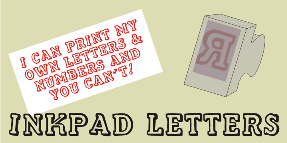 Inkpad LettersJNL, a Serif Font by Jeff Levine Fonts