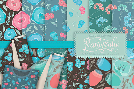 Ranunculus 01 - Seamless Patterns
