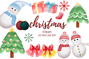 Christmas Clipart Illustration
