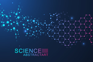 Modern scientific background, a Healthcare Illustration by pro500