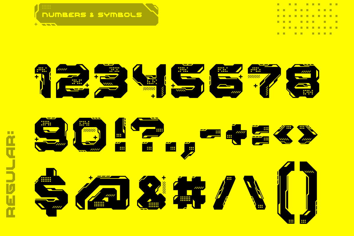 Cyberpunk Style Font, a Font by Sentavio (Photo 3 of 10)