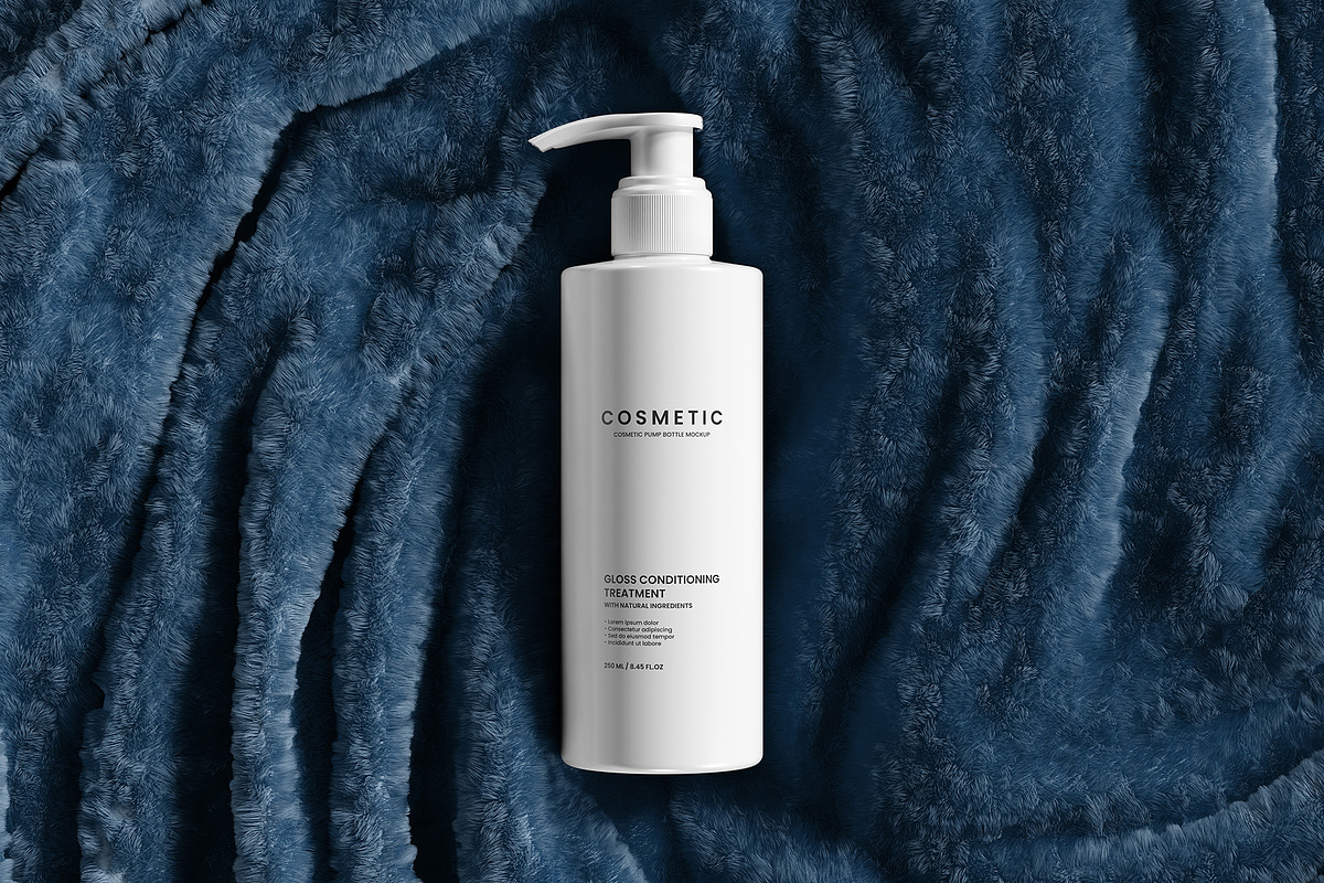 Cosmetic Pump Bottle Mockup Design, a Packaging Mockup by Artnivora.Std (Photo 1 of 6)