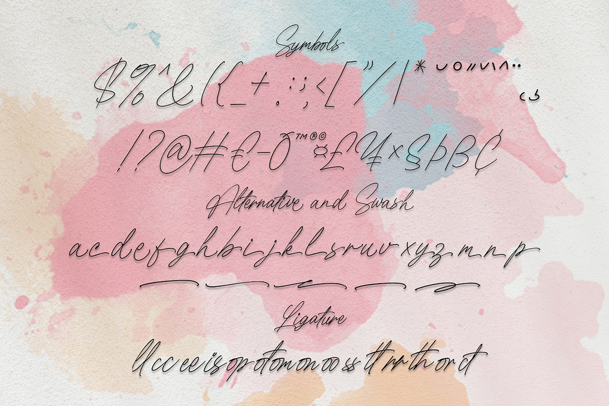 Billiams - Handwritten Font, a Script Font by Alphaleonis_std (Photo 9 of 9)