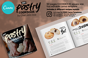 Canva Square Pastry Recipes Cookbook, a Magazine Template by DeLaGranSiete (Thumbnail 2 of 12)