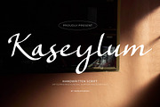 Kaseylum Script Font, a Script Font by Denustudios (Thumbnail 1 of 14)