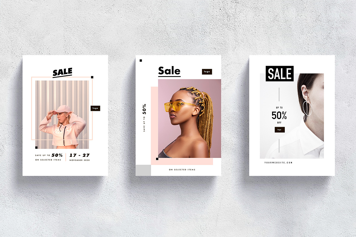 Fashion flyers bundle, a Flyer Template by Marie T (Photo 9 of 10)