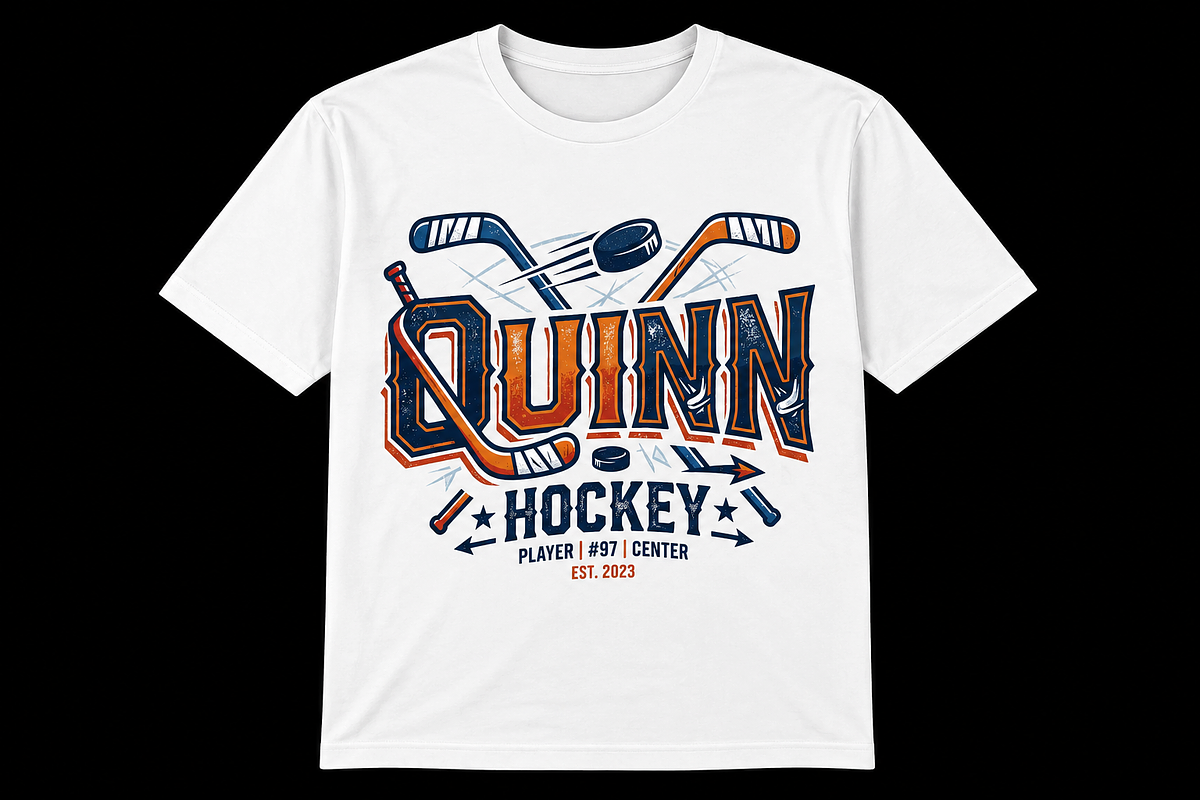 Vintage Hockey Player Logo SVG, an Object Graphic by Artivon (Photo 2 of 3)