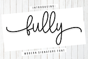 Fully - Modern Signature Font, a Script Font by Artkenza (Thumbnail 1 of 7)