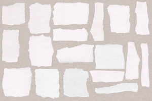 Ripped Watercolor Paper Pack