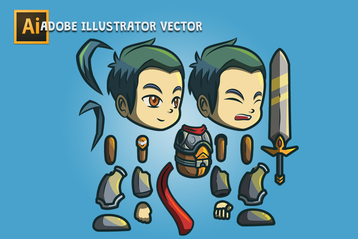 Genki And Dragon Blade, an Illustration by tokegameart (Photo 3 of 4)