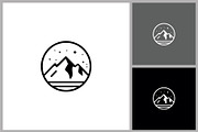 Circular Mountain Adventure Logo, a Branding & Logo Template by quadrazo (Thumbnail 1 of 2)