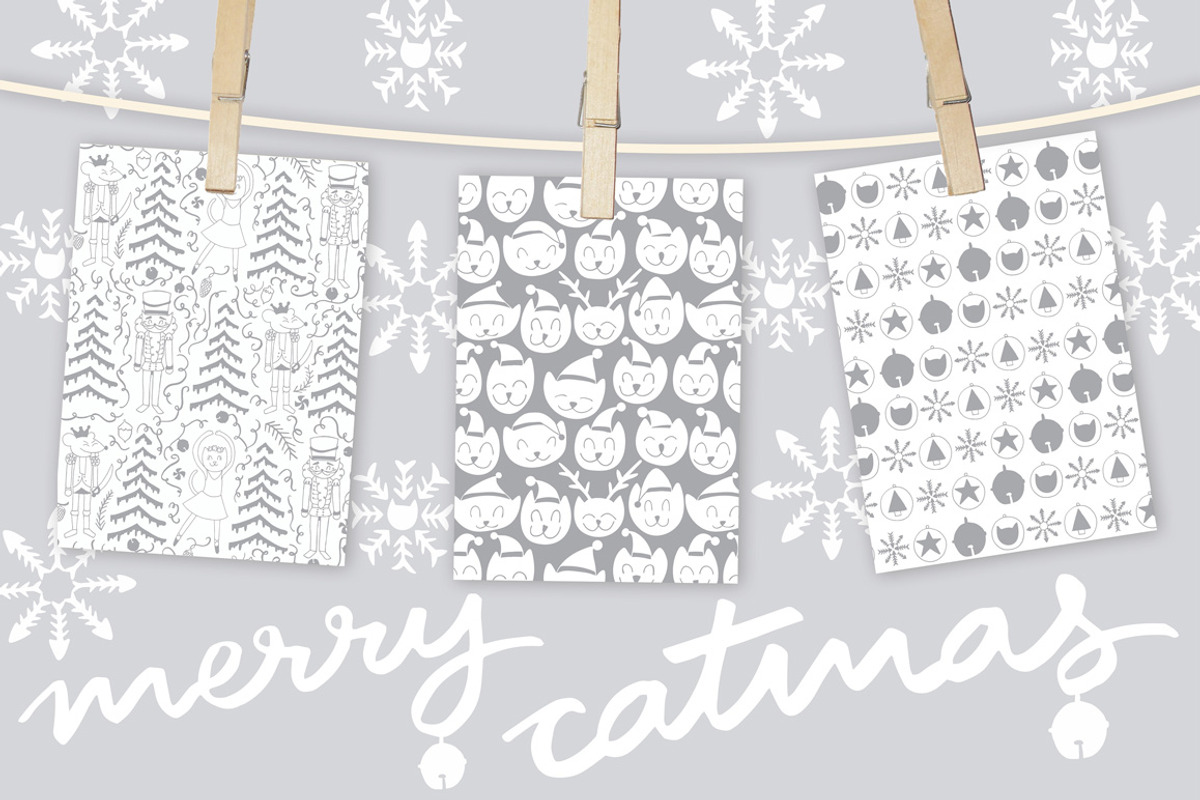 Catmas digital paper collection, a Graphic by Natalia Gonzalez (Photo 3 of 3)