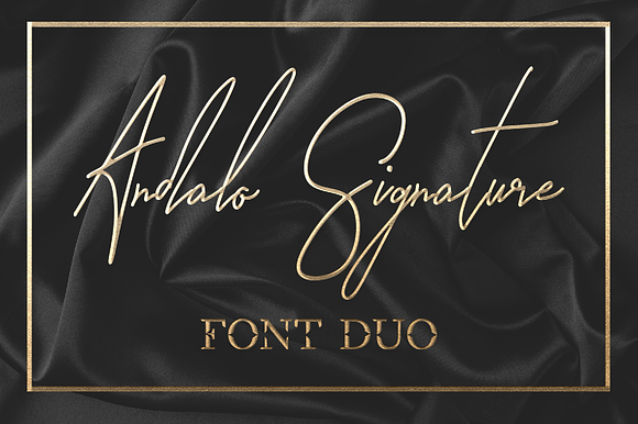 Andalo Font DUO preview 7
