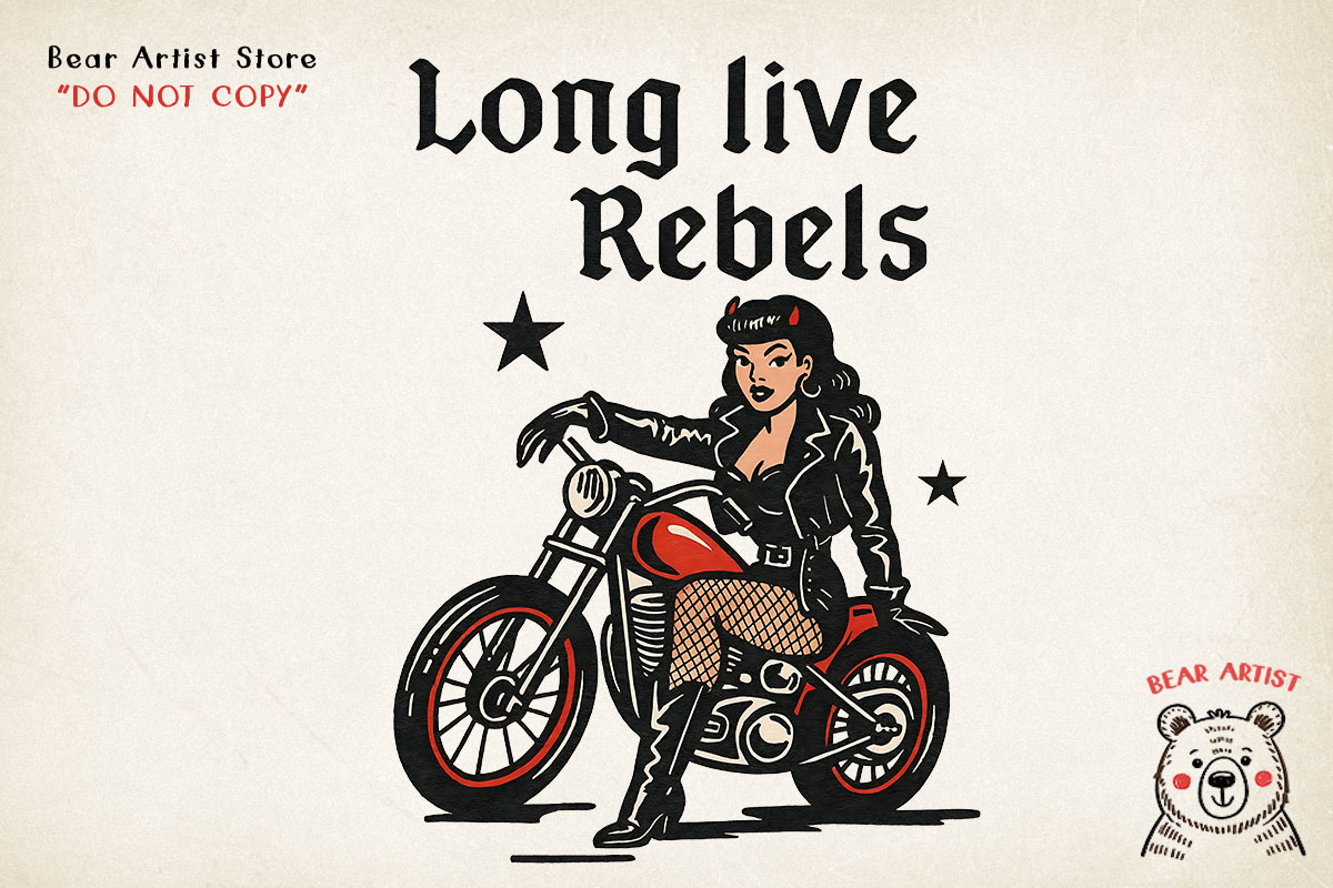 Retro Pin-Up Cowgirl Clipart Bundle, a Graphic by GlitterCraft (Photo 12 of 61)