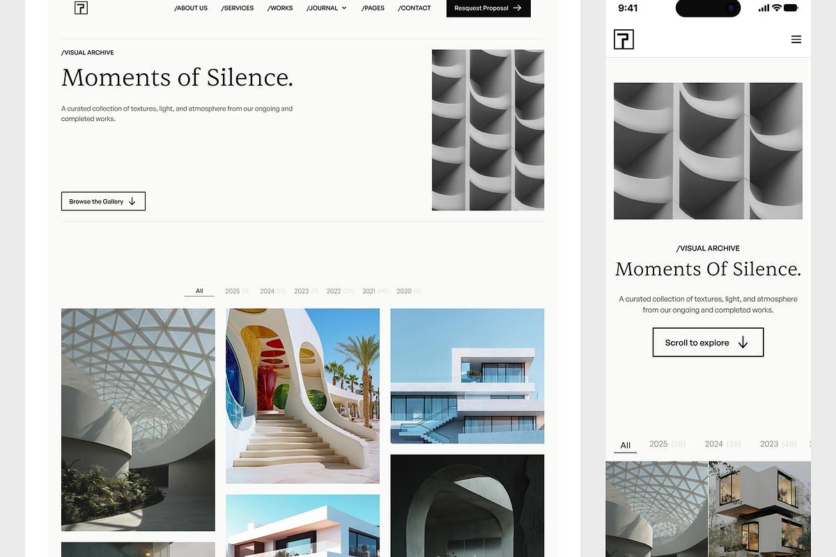 Planora - Architect Landing Page, an UI Kit Template by Portal Studios (Photo 5 of 9)