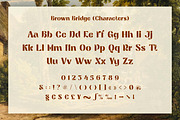 Brown Bridge | Art Deco Display Font, a Sans Serif Font by Ekahermawan (Thumbnail 12 of 15)