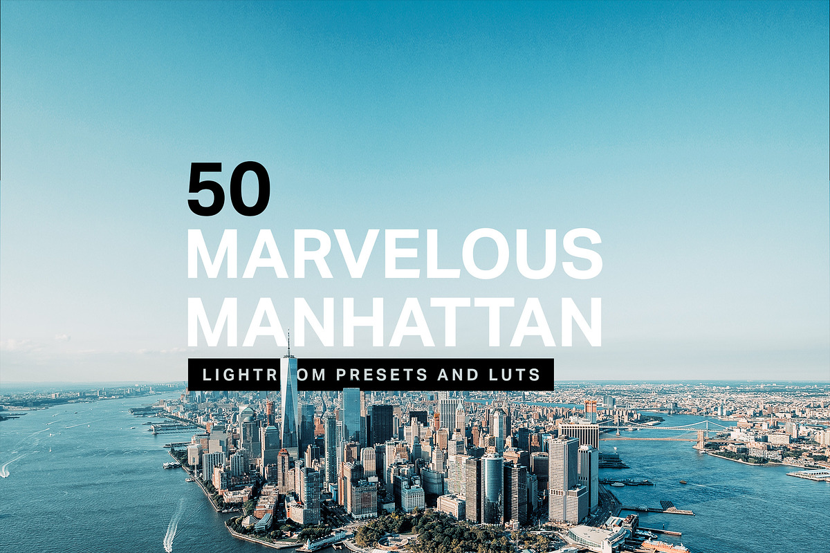 50 Manhattan Lightroom Presets LUTs, a Preset Add-On by SparkleStock (Photo 1 of 10)
