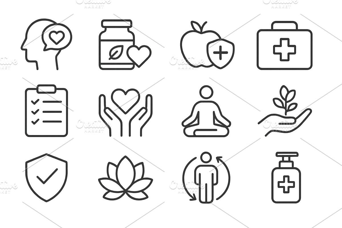 Vector illustration of health, an Object Illustration by ZinetroN
