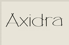 Axidra — Geometric Display Font