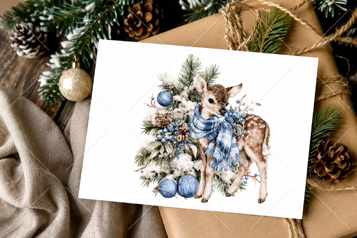 Whimsical Winter Clipart Bundle, a Seasonal Illustration by Canvas Craft (Photo 10 of 10)
