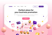 Modern 3d render illustration, a Templates & Theme by Creative Graphics (Thumbnail 8 of 13)