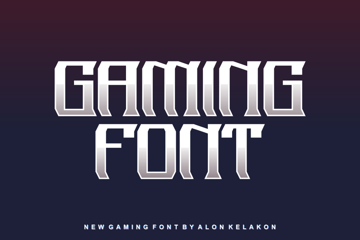 Aegis Gaming Font, a Serif Font by alon kelakon (Photo 2 of 5)