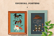 Wild West modern design set, an Animal Illustration by Beauty Drops (Thumbnail 8 of 10)