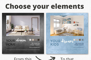 70 REAL ESTATE Canva Templates