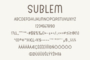 Sublem Monoline Typeface, a Sans Serif Font by Typebae (Thumbnail 6 of 7)