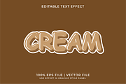 Cute Cream Text Effects Bundle, a Layer Style Add-On by WM48 Shop (Thumbnail 5 of 10)