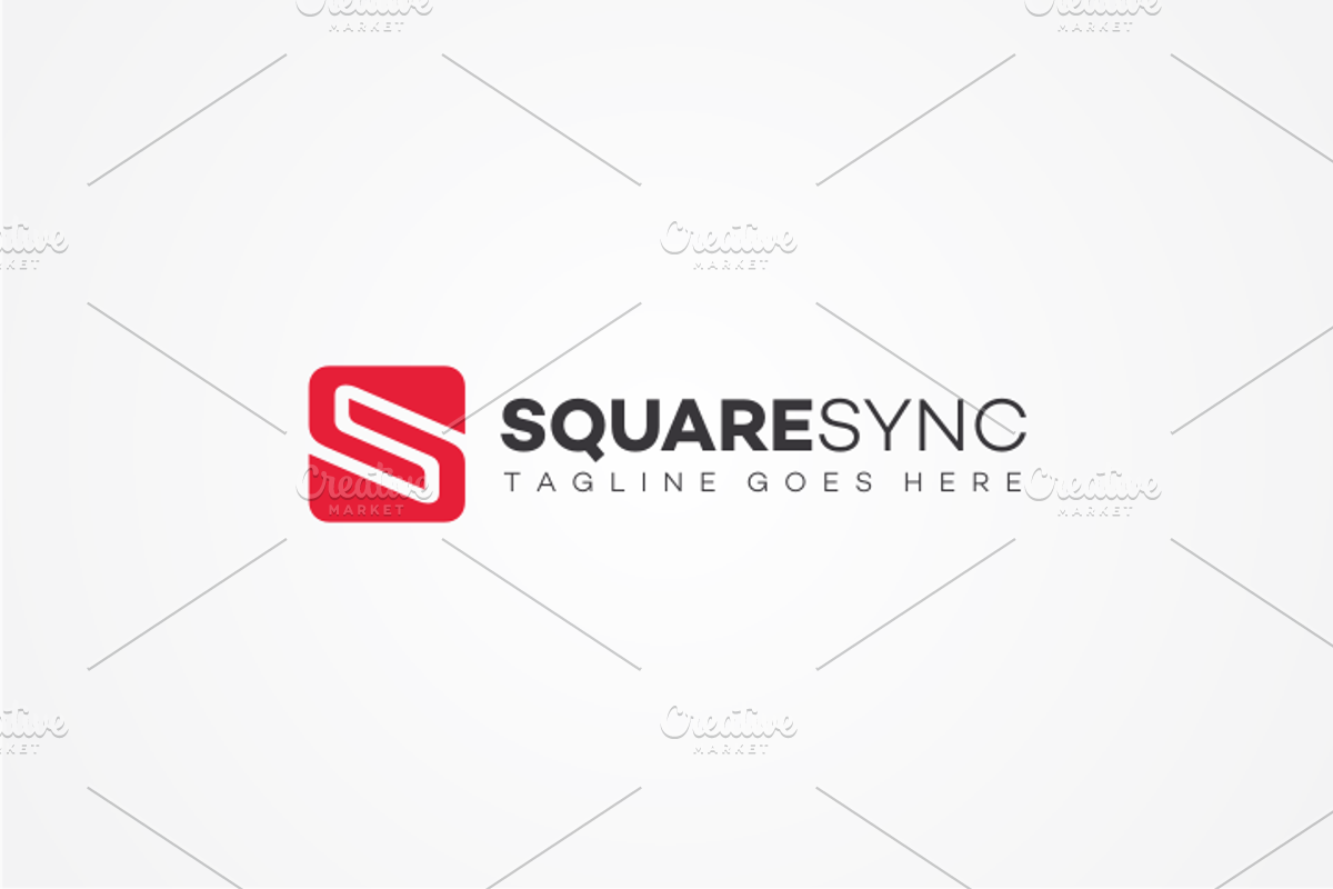 Square Sync - Letter S Logo, a Branding & Logo Template by yopie
