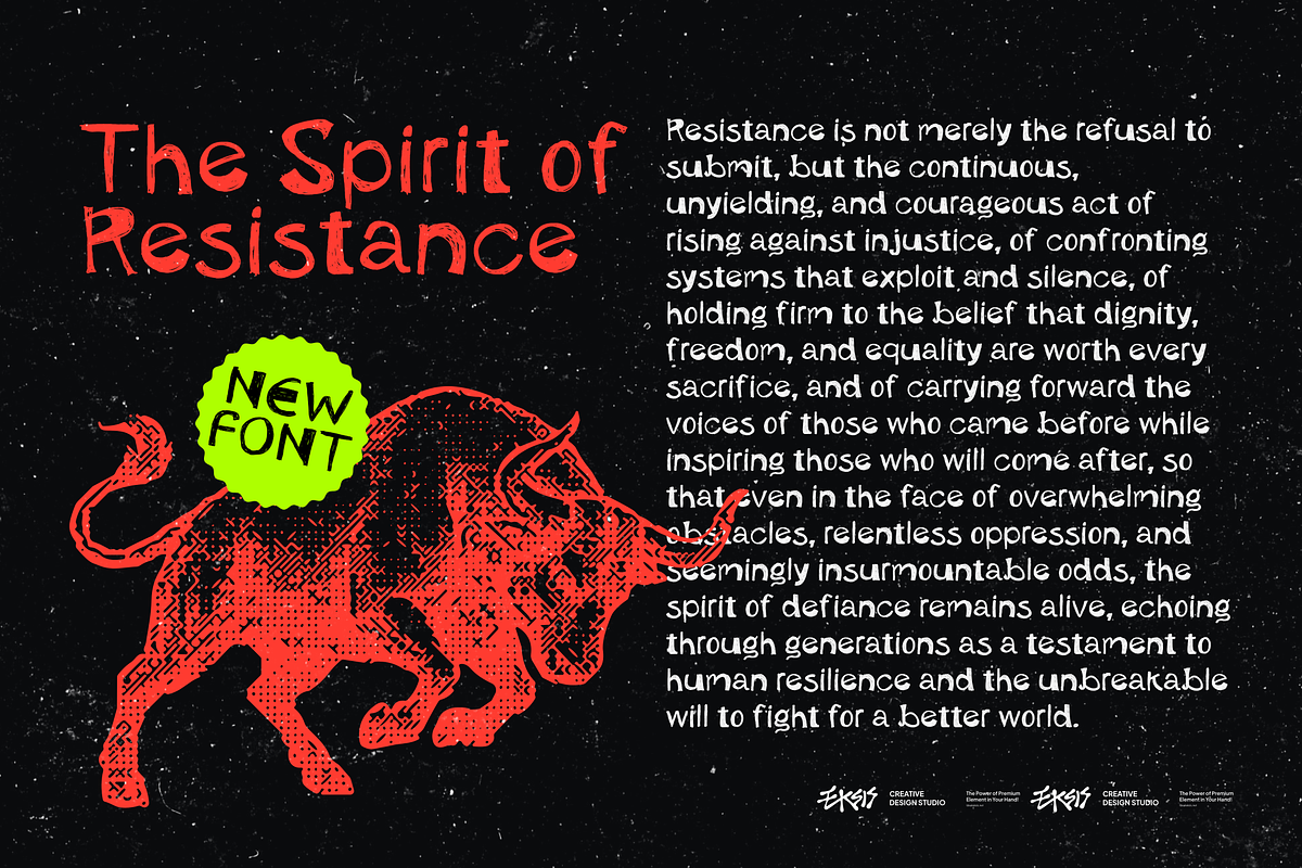 Causine Handraw Textured Display, a Handwritten Font by Ideal Eksis (Photo 3 of 6)