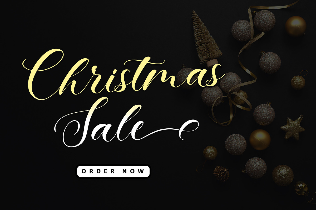 Christmas Twinkle, a Handwritten Font by Letterara (Photo 6 of 11)