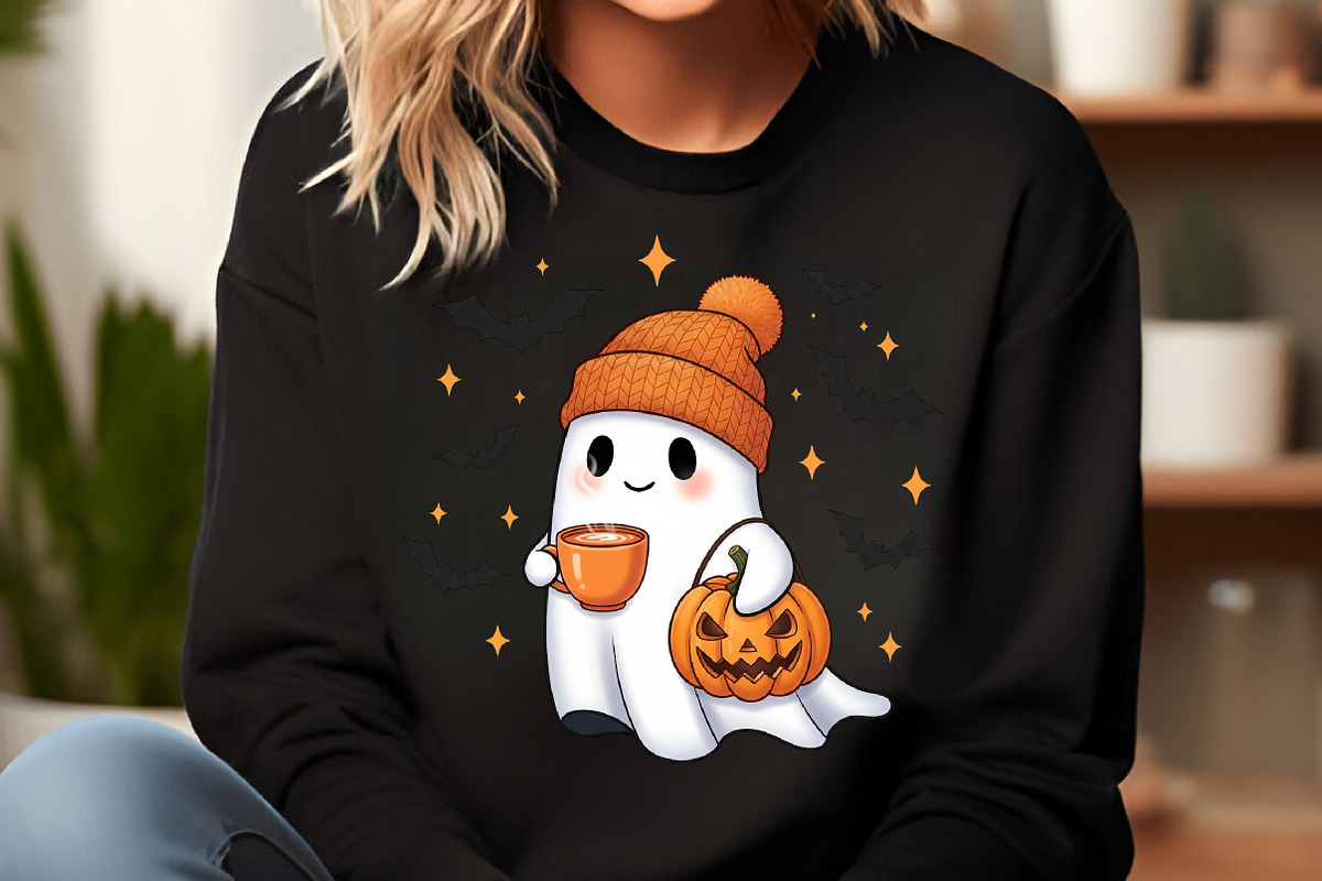 Cute ghost png, Halloween png, an Illustration by Designworld (Photo 5 of 6)