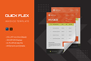 Quick Flex - Invoice Template, a Print Template by StreaksideStd (Thumbnail 1 of 3)