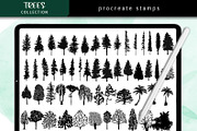 Procreate Tree Stamps, Forest, a Brushes & More by Papaya (Thumbnail 3 of 4)