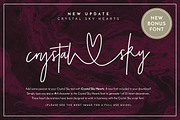 Crystal Sky Font (New Update!), a Script Font by Sam Parrett (Thumbnail 2 of 10)