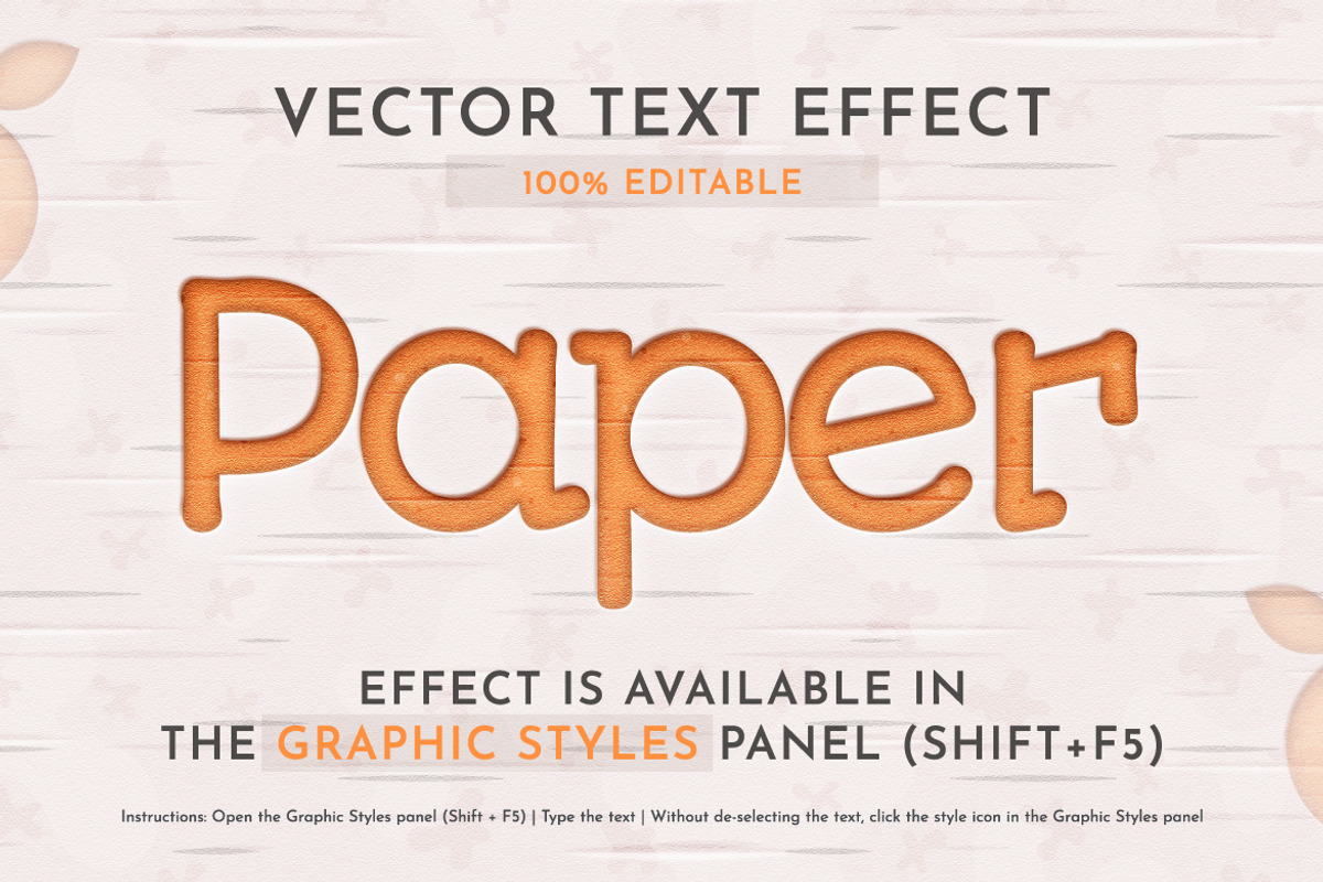 Orange Editable Text Effect, a Layer Style Add-On by rwgusev (Photo 6 of 7)