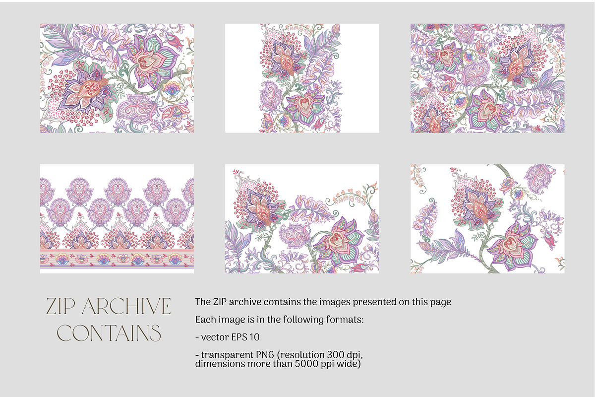 Romantic Element 6 Seamless Patterns, a Pattern Graphic by Elen-Lane (Photo 5 of 6)
