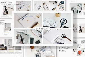MNMLST - Powerpoint Template
