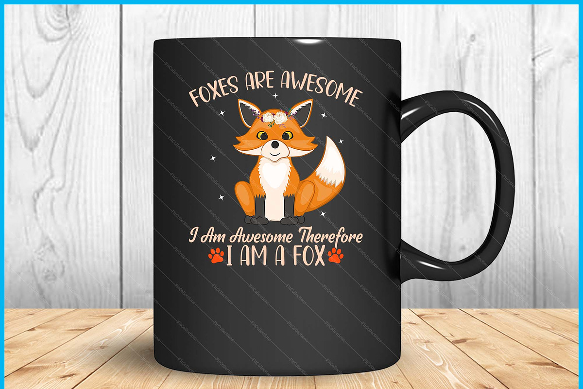 Foxes Are Awesome Cute Fox SVG, a Graphic by Creativeusart (Photo 3 of 4)