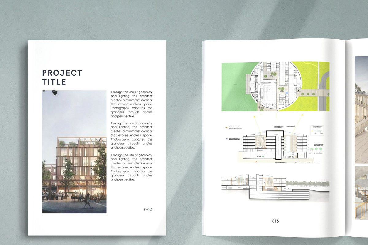 Architecture Portfolio Template, a Presentation Template by Templits (Photo 5 of 8)