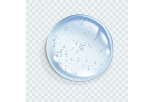 Hyaluronic acid bubble, an Illustration by Things for designers
