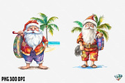 Summer Christmas Santa Claus, an Illustration by Gemstone (Thumbnail 6 of 12)