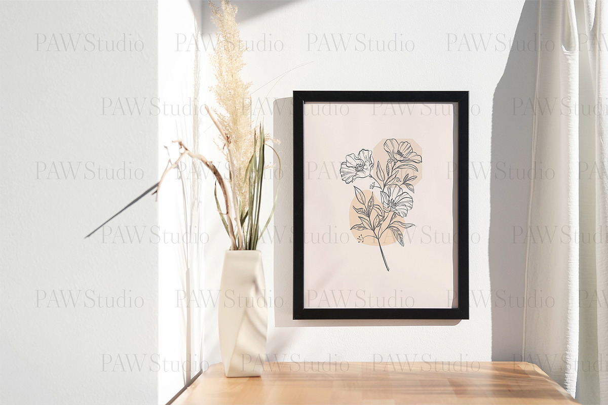 Video Photo Frame Mockup 3x4 MP4, a Print Template by PawMockups (Photo 2 of 7)
