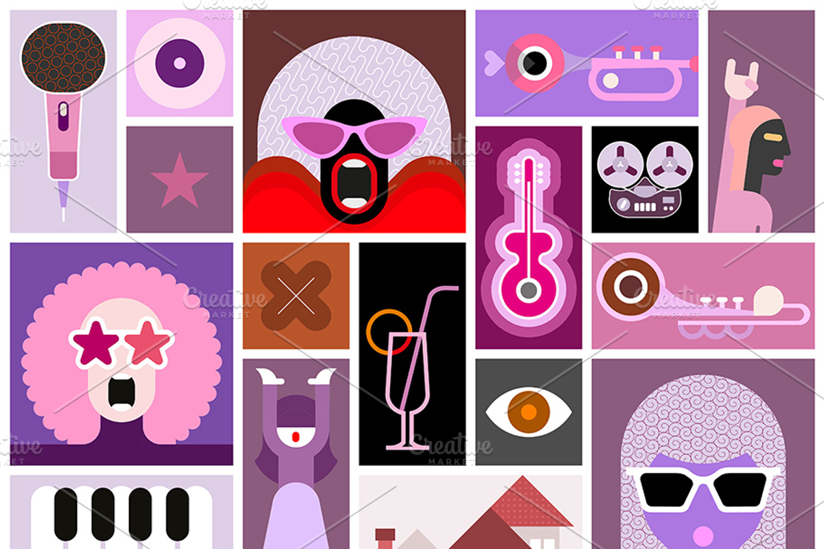 Vector Musical Design Elements, an Icon by danjazzia (Photo 2 of 3)