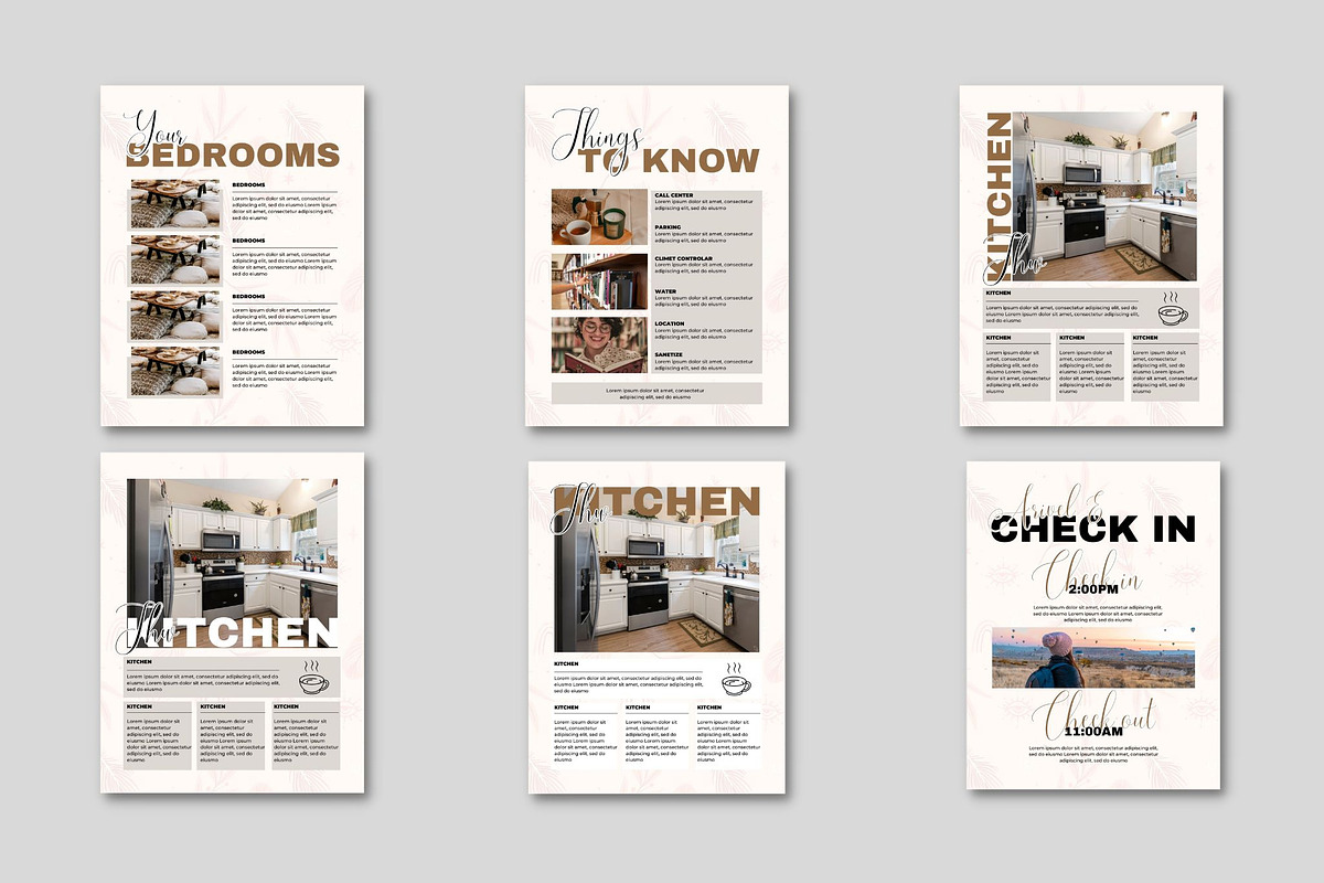 Airbnb Welcome Book Template preview 3