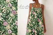 Spring Botanical Floral Pattern, a Pattern Graphic by SirenaArt (Thumbnail 14 of 17)